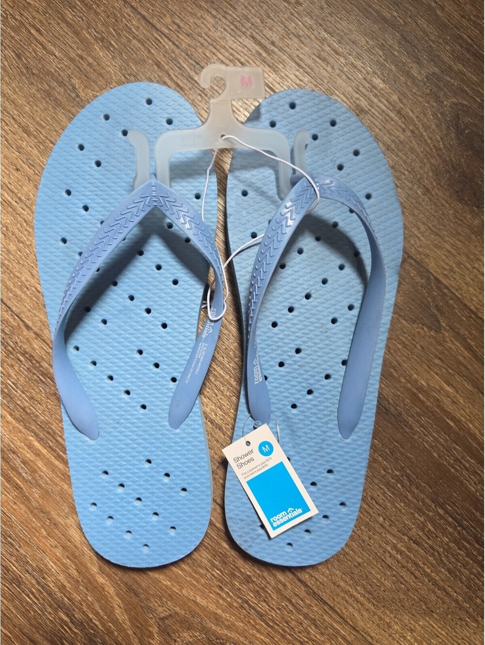Room Essentials Camp Shower Water Draining Flip Flops M 9/10 W 10/11, # 58